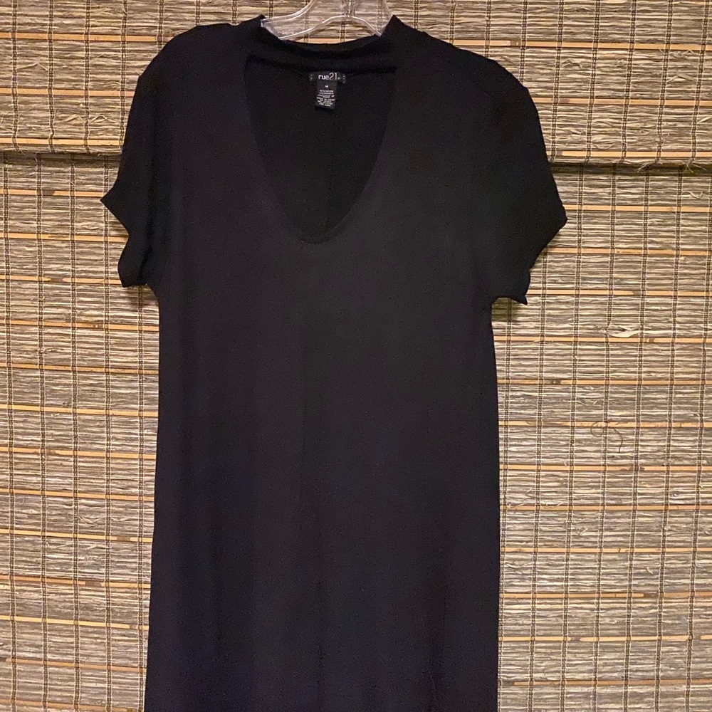 Rue21 black dress with neck choker